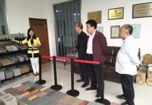 陜西省建筑節(jié)能協(xié)會、省墻改辦領導蒞臨西安銀馬參觀指導